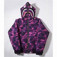 WGM Camo Shark Hoodie [ PURPLE ]