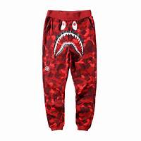 Shark Camo Tracksuit Jogging Pants [Red Camo]